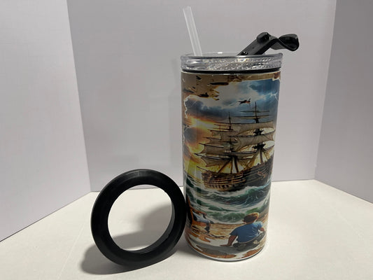 Sailboat 4 in 1 Can Cooler